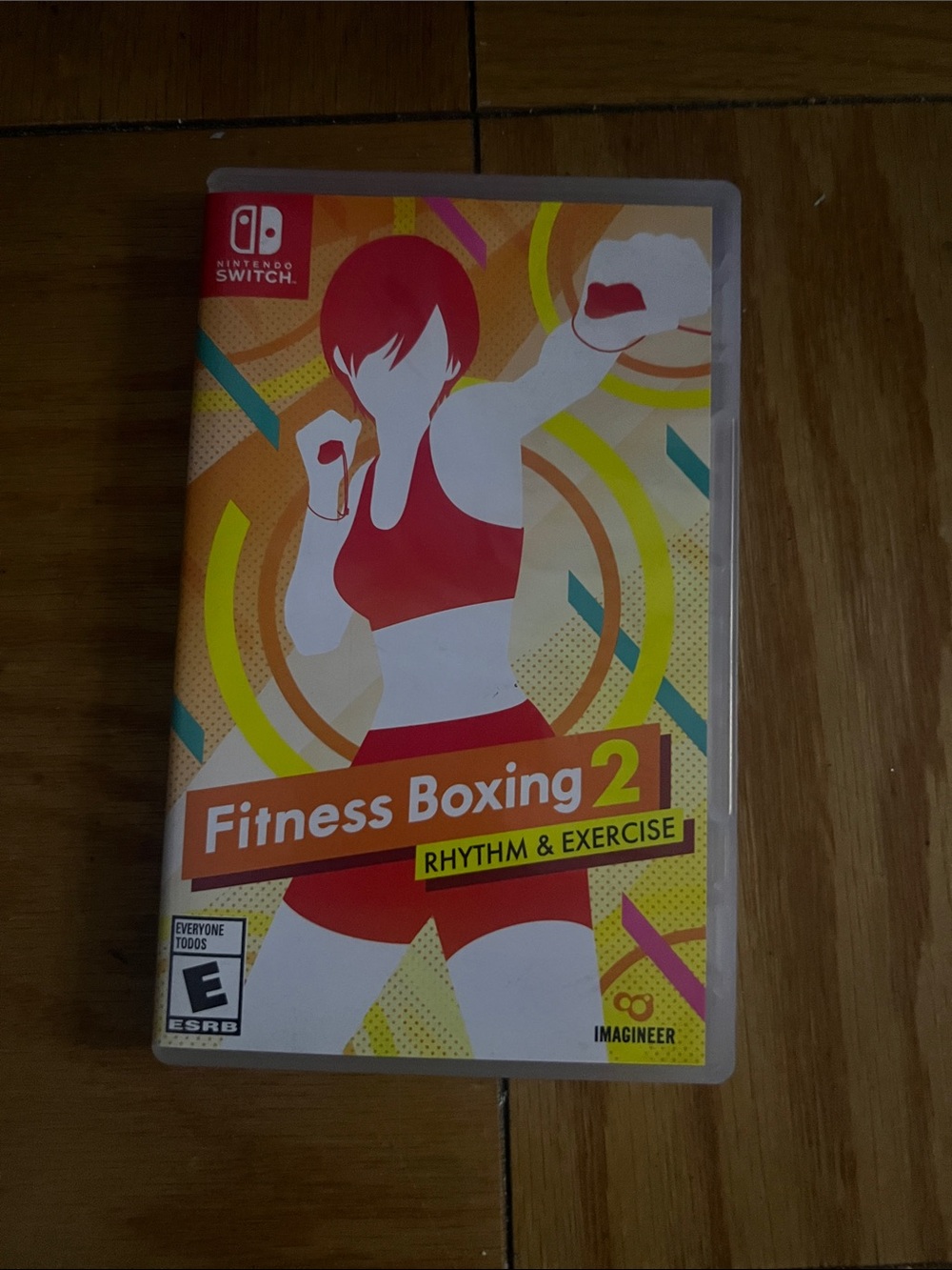 Nintendo Fitness Boxing 2 - Red, White & Yellow Cover